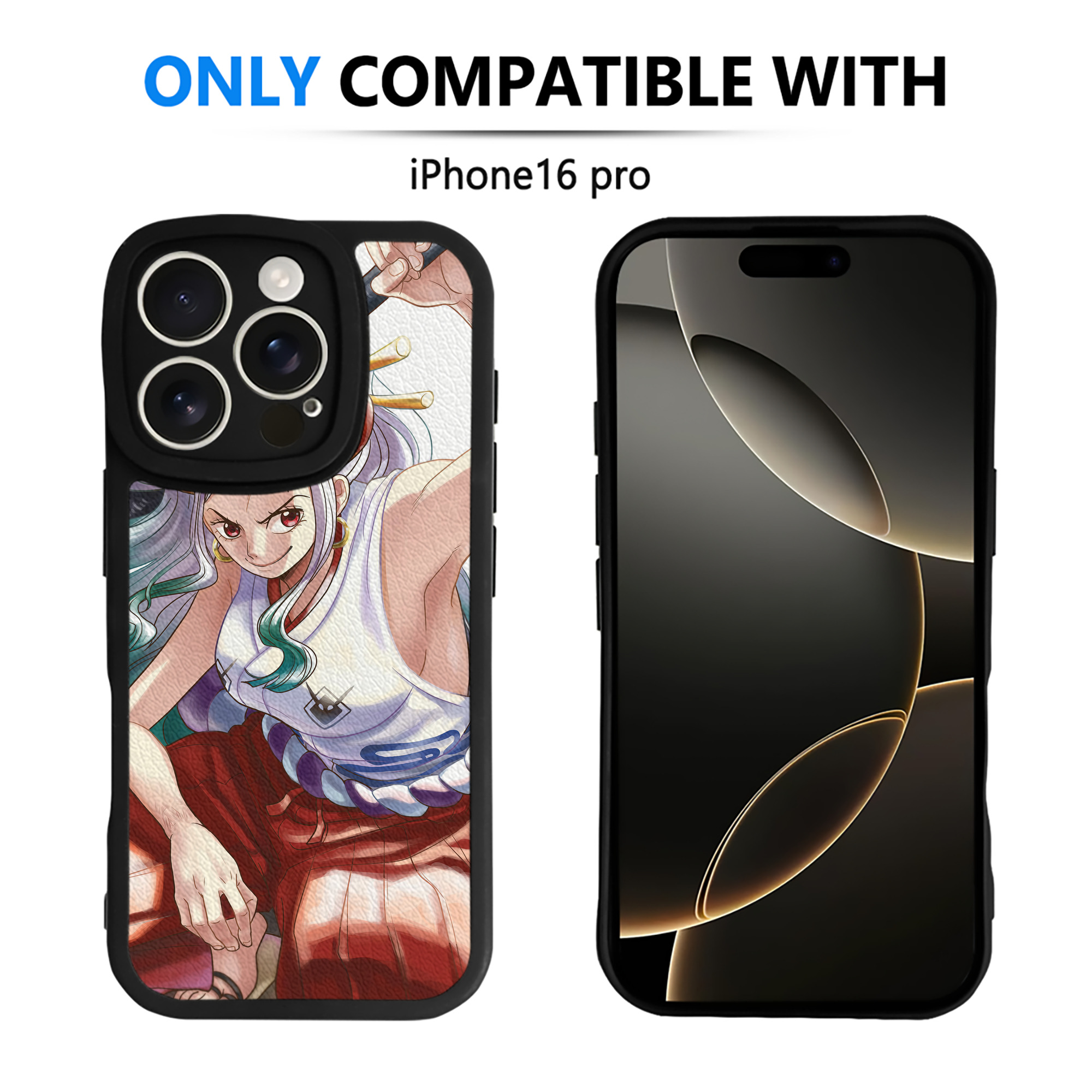 （画像用） ワンピース ONE PIECE 【iPhone 16シリーズ対応】シリコンスマホケース（レザー調） 材質：シリコン